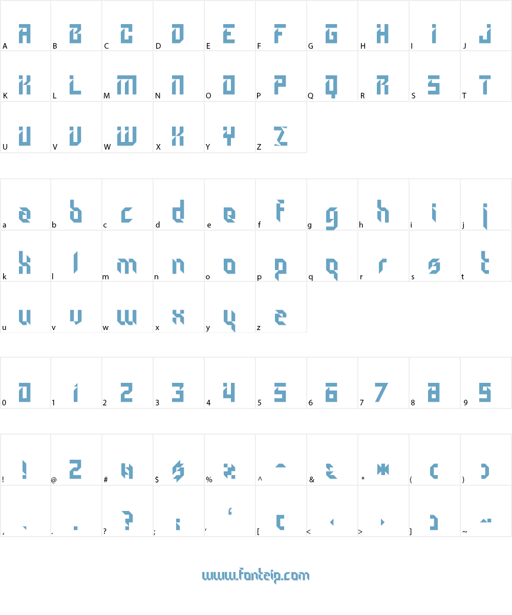 Growlyns Font Character